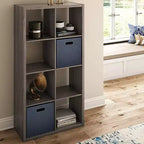 ClosetMaid 459000 Organisateur de rangement à 9 casiers robuste décoratif à dos ouvert, en gris graphite avec quincaillerie, pour placard, maison, bureau ou jouets