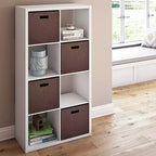 ClosetMaid 459000 Organisateur de rangement à 9 casiers robuste décoratif à dos ouvert, en gris graphite avec quincaillerie, pour placard, maison, bureau ou jouets