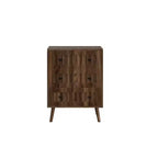 GDFStudio Vittorio Commode Moderne en Bois 24 avec 3 Tiroirs et Boutons en Métal