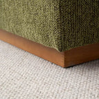 Banc de rangement capitonné moderne de 60 po, banc de bout de lit pour chambre à coucher, banc d'entrée en tissu avec rangement caché et cadre en bois - Panipeachy