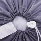 Narwey 2 Pack XL Nylon Laundry Bag with Strap, Large Dirty Garments Organizer
