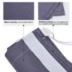 Narwey 2 Pack XL Nylon Laundry Bag with Strap, Large Dirty Garments Organizer