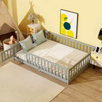 MAYEERTY King Bed Frame Noise-Free Design No Box Spring Needed Heavy-Duty Metal