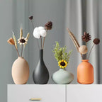 Vases en céramique NotArt Nordic Macaron – Décoration givrée et étanche pour la maison et le bureau, idéal pour