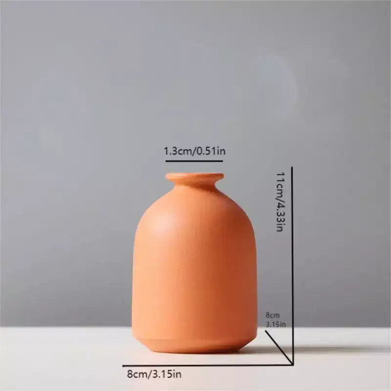 Vases en céramique NotArt Nordic Macaron – Décoration givrée et étanche pour la maison et le bureau, idéal pour