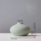 Vases en céramique NotArt Nordic Macaron – Décoration givrée et étanche pour la maison et le bureau, idéal pour