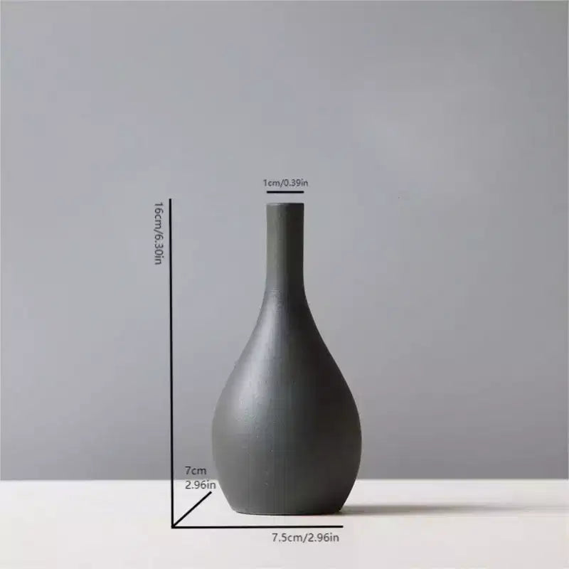 Vases en céramique NotArt Nordic Macaron – Décoration givrée et étanche pour la maison et le bureau, idéal pour