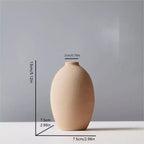 Vases en céramique NotArt Nordic Macaron – Décoration givrée et étanche pour la maison et le bureau, idéal pour