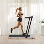 Tapis Roulant Pliable NAYSAYE, Équipement d'Exercice Multifonctionnel pour la Marche et la Course, Gris, 49.2*23.6*42.9