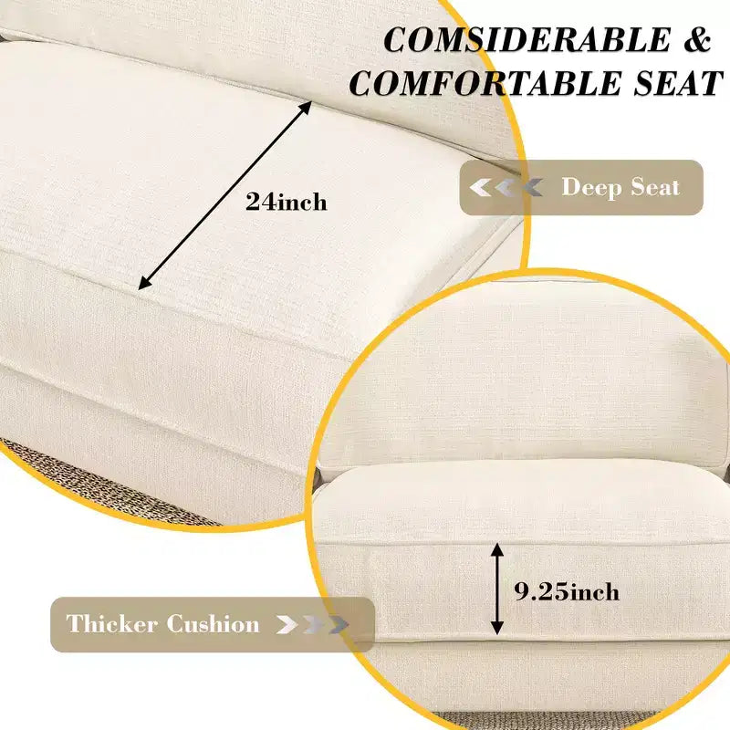 Dyonery Cloud Modular Sectional Sofa Couch with Ottomans,L/U-Shaped Couch,Minimalist Wide Deep Seat Comfy Convertible Couches for LivingRoom