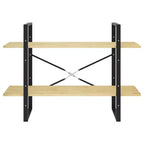 vidaXL Book Cabinet White Engineered wood, metal Book Cabinet