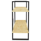 vidaXL Book Cabinet White Engineered wood, metal Book Cabinet