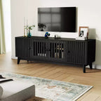 TV Stand for Living Room, 63 Entertainment Center for TVs Up to 70 with Power Outlet, Adjustable Storage Shelves, Media Console Table
