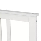 FAMYYT Lit plateforme en bois jumeau ? Avec tête de lit et pied de lit, assemblage facile, blanc