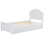 Lit plateforme FAMYYT pour jumeaux avec lit gigogne pour jumeaux, assemblage facile