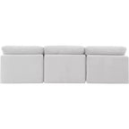 Meridian Furniture Indulge Cream Velvet Modular Sofa