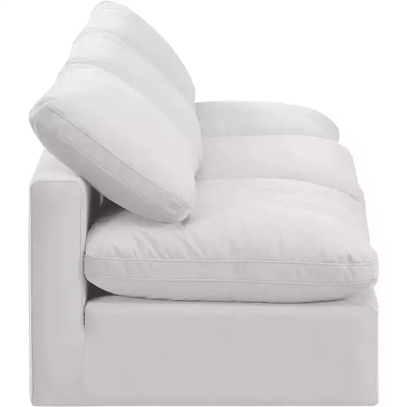 Meridian Furniture Indulge Cream Velvet Modular Sofa
