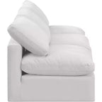 Meridian Furniture Indulge Cream Velvet Modular Sofa