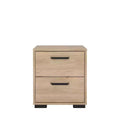 Tvilum, Sofia 2 Drawer Nightstand, Jackson Hickory