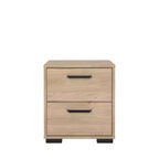 Tvilum, Sofia 2 Drawer Nightstand, Jackson Hickory