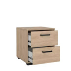 Tvilum, Sofia 2 Drawer Nightstand, Jackson Hickory