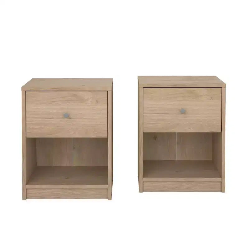 Tvilum, table de chevet Portland à 1 tiroir - Lot de 2