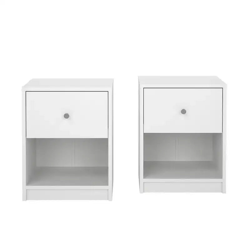 Tvilum, table de chevet Portland à 1 tiroir - Lot de 2