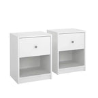 Tvilum, Portland 1 Drawer Nightstand - Set of 2