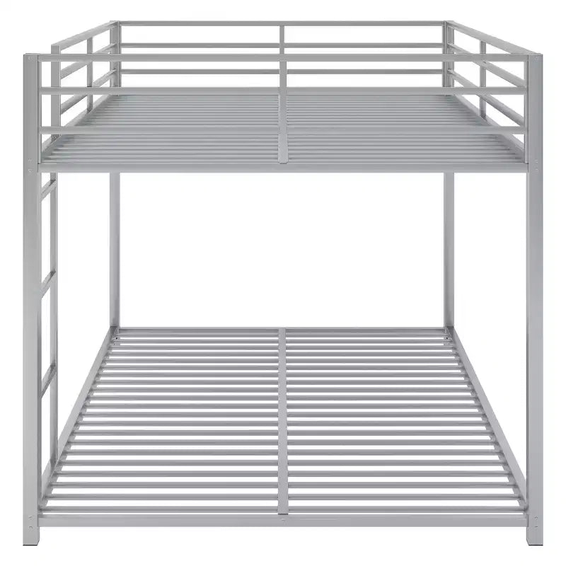 FAMYYT Full Size Metal Bunk Bed?With Ladder, Safety Guaranteed, Easy Assembly