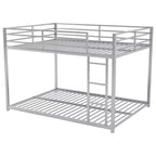 FAMYYT Full Size Metal Bunk Bed?With Ladder, Safety Guaranteed, Easy Assembly
