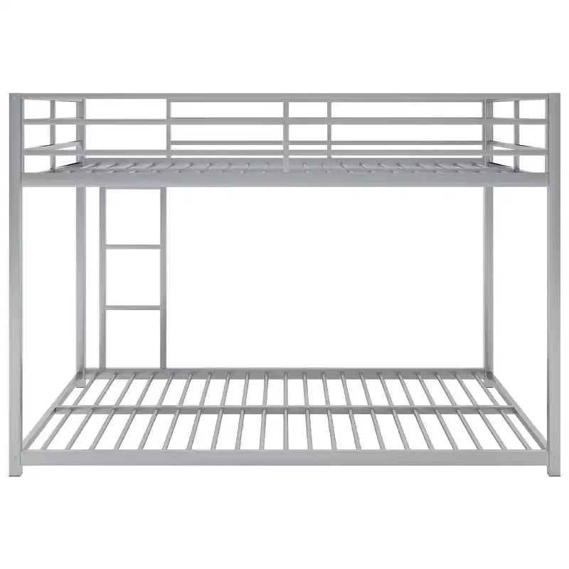 FAMYYT Full Size Metal Bunk Bed?With Ladder, Safety Guaranteed, Easy Assembly