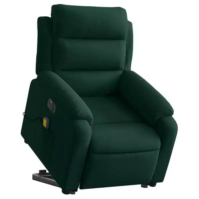 vidaXL Stand Up Massage Recliner Chair Dark gray