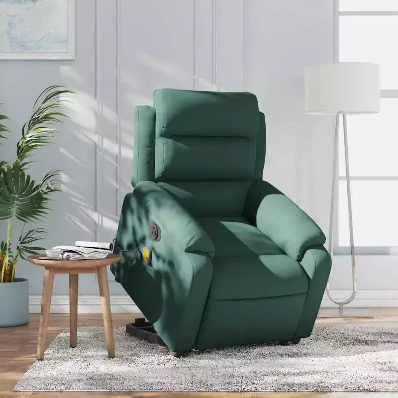 vidaXL Stand Up Massage Recliner Chair Dark gray