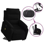 vidaXL Stand Up Massage Recliner Chair Dark gray