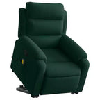 vidaXL Stand Up Massage Recliner Chair Dark gray