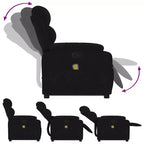 vidaXL Stand Up Massage Recliner Chair Dark gray