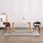 vidaXL Dining Chair Set of 2 Gray