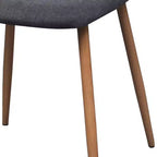 vidaXL Chair Grey Fabric
