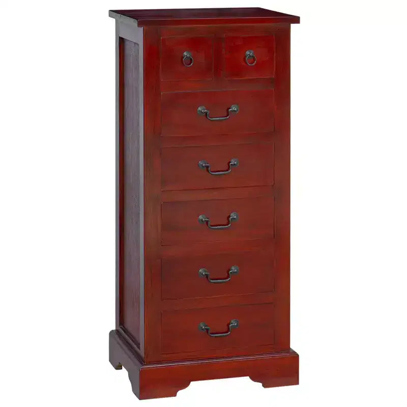 vidaXL Chest of Drawers with Drawer Brown 17.72 x 13.78 x 39.57 in