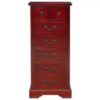 vidaXL Chest of Drawers with Drawer Brown 17.72 x 13.78 x 39.57 in