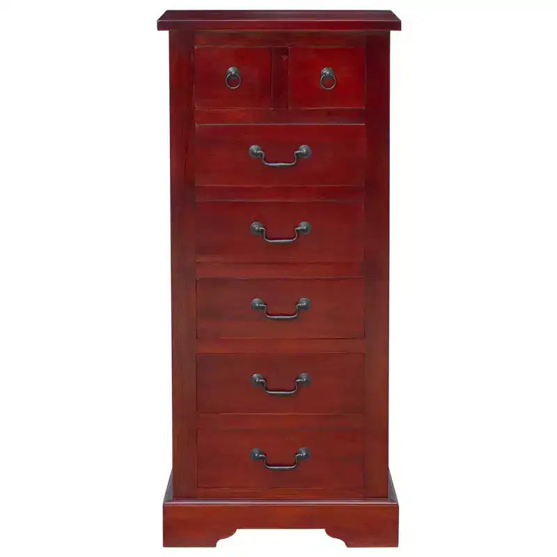 vidaXL Commode de tiroirs avec tiroir Marron 45 x 35 x 100,5 cm