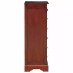 vidaXL Chest of Drawers with Drawer Brown 17.72 x 13.78 x 39.57 in