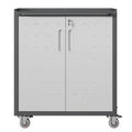 Heavy-Duty Metal Garage Storage Cabinet with Wheels, Tool Storage Cabinet for Organizer Solutions