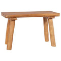 vidaXL Garden Bench Natural Teak Solid Teak Wood 31.5 in Durable