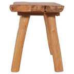 vidaXL Banc de jardin Teck naturel Bois de teck massif 80 cm Durable