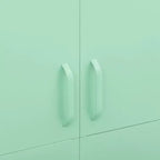 vidaXL Wardrobe Mint Steel 35.4 x 19.7 x 70.9 in Modern Mint Wardrobe
