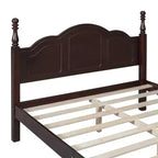 FAMYYT Full Size Wooden Platform Bed with Wooden Slat Support, Easy Assembly