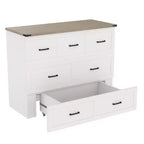 FAMYYT Lit Plateforme Pliable Grand Format Avec Station De Recharge, Tiroir De Rangement, Montage Facile