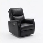 GustoWave Power Recliner Chair With 270 Degree Swivel, Wide PU Leather Seat For Living Room Or Bedroom