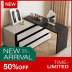 Luck Live Modern Extendable Dresser with 6-Drawer Storage, Reversible Left or Right Setup, Storage Dresser for Bedroom & Dressing Room